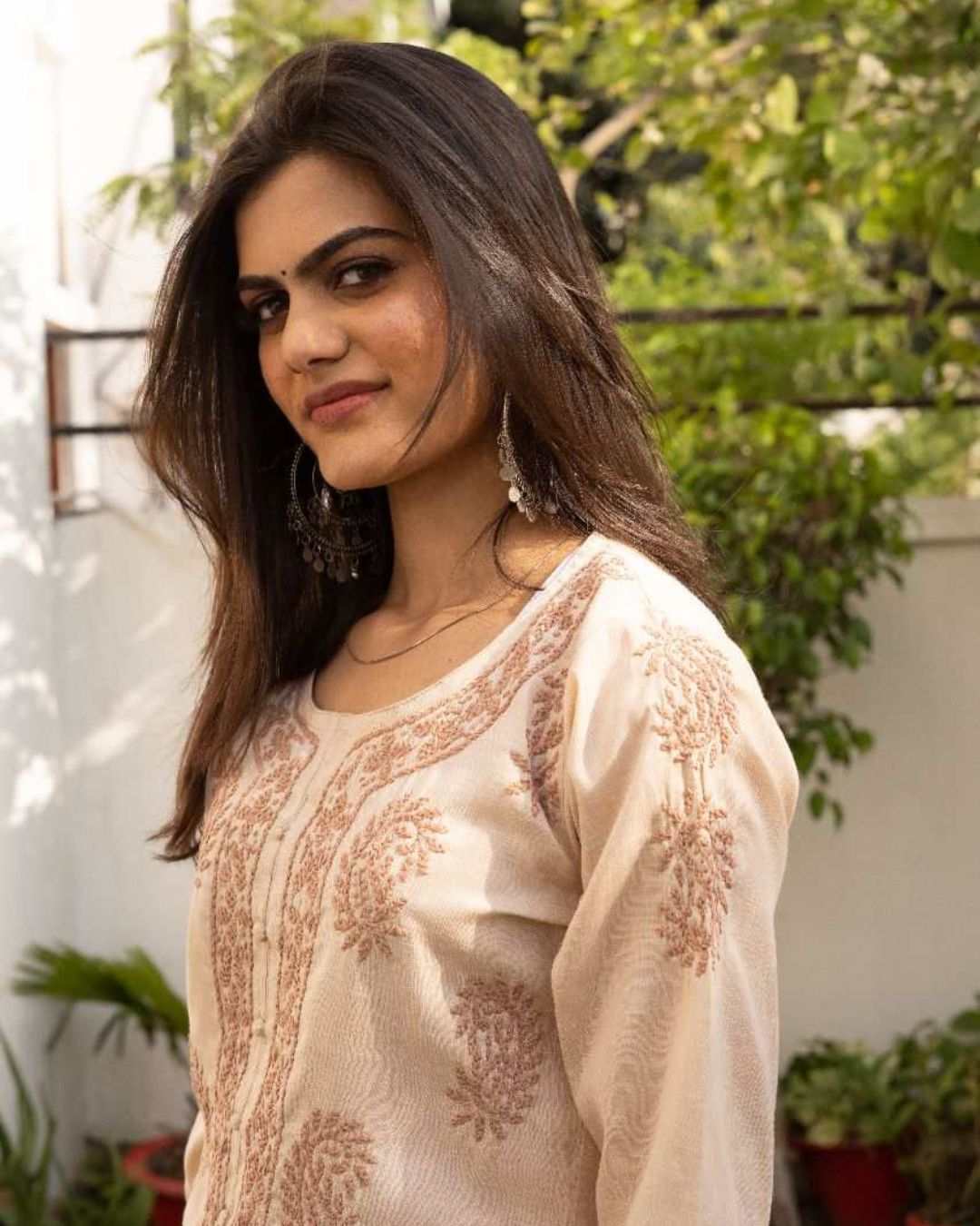 Chikankari Kurta For Women - | House of AKS