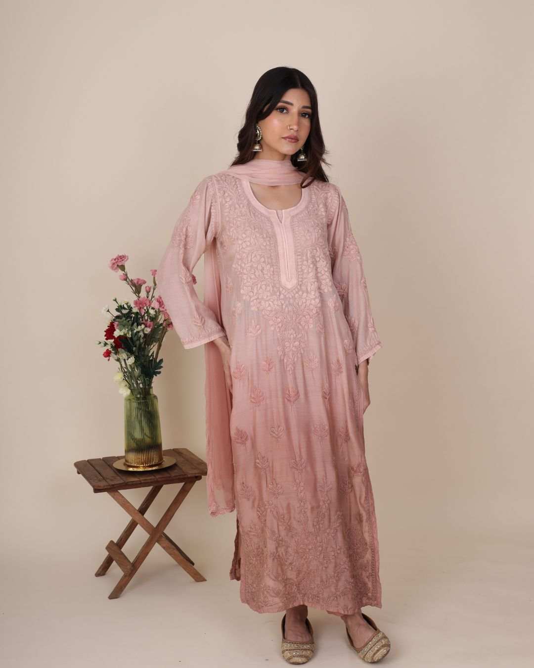 Gauhar Dusky Pink Set
