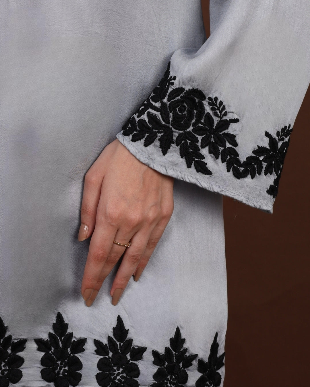 Gulmohar Shine Chikankari Co-ord Set