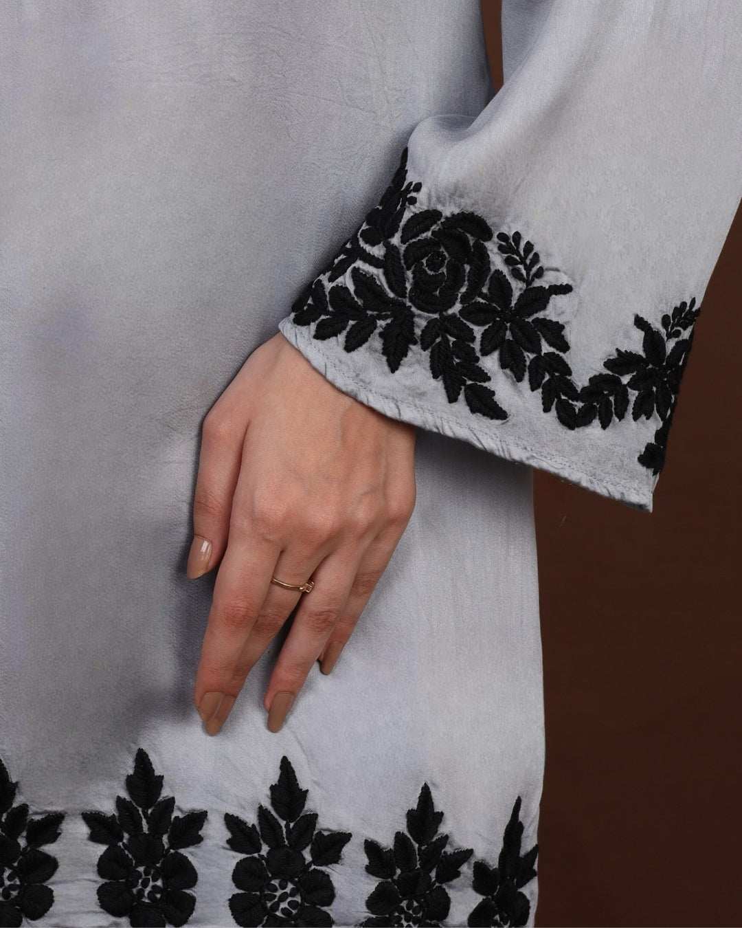 Gulmohar Shine Chikankari Co-ord Set