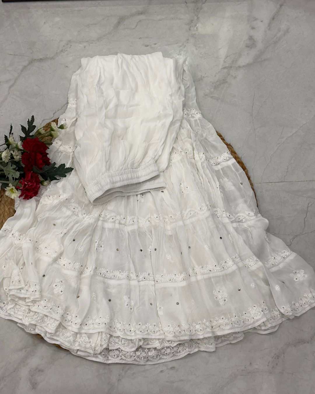 Chikankari Sharara
