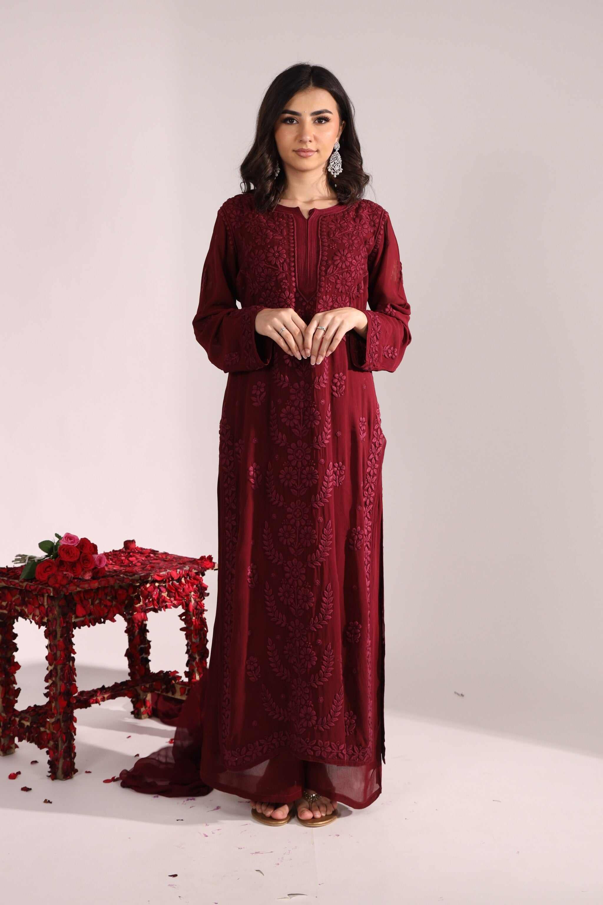 Sitara Aarzu Chikankari Set