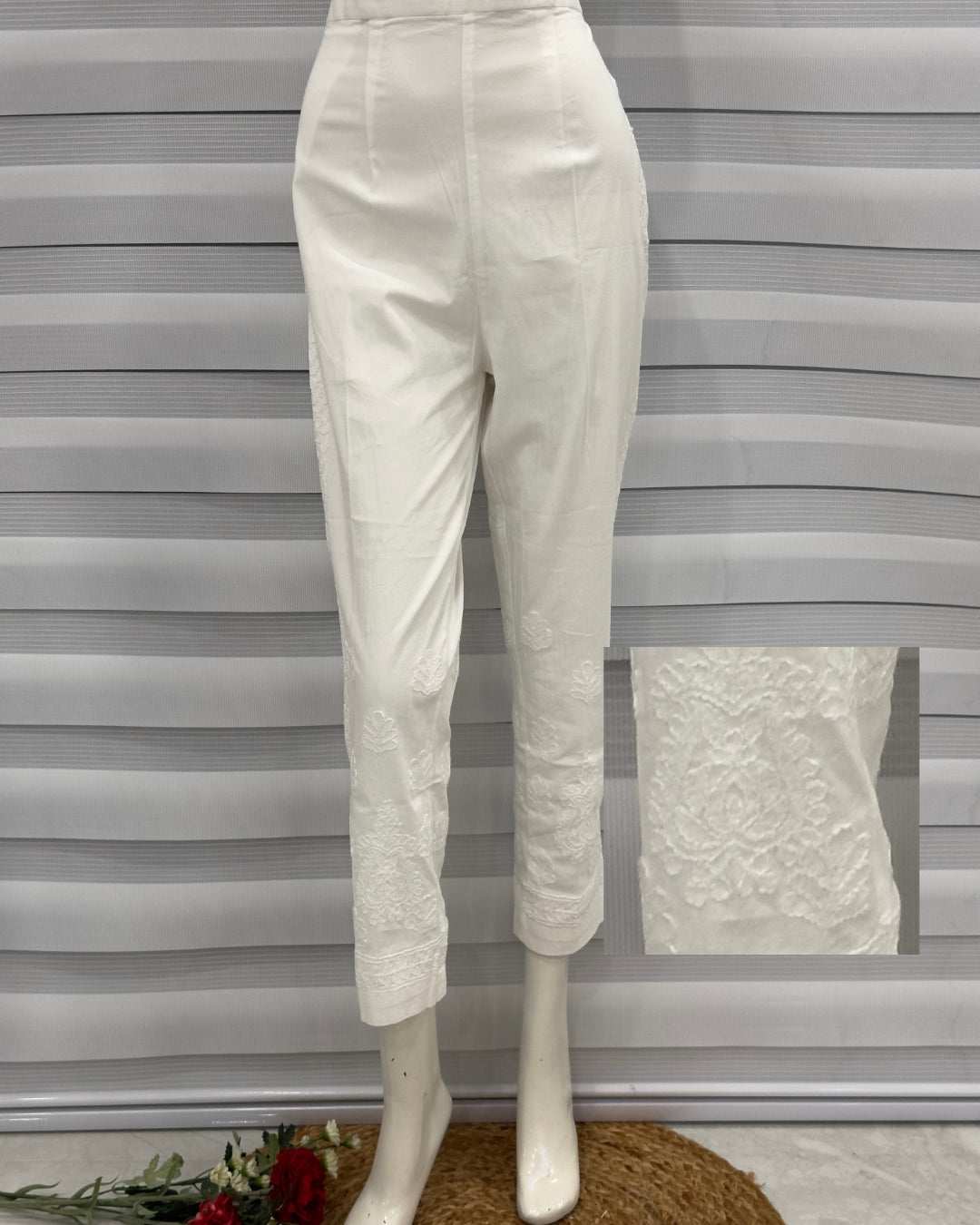 Chikankari Pant for Ladies