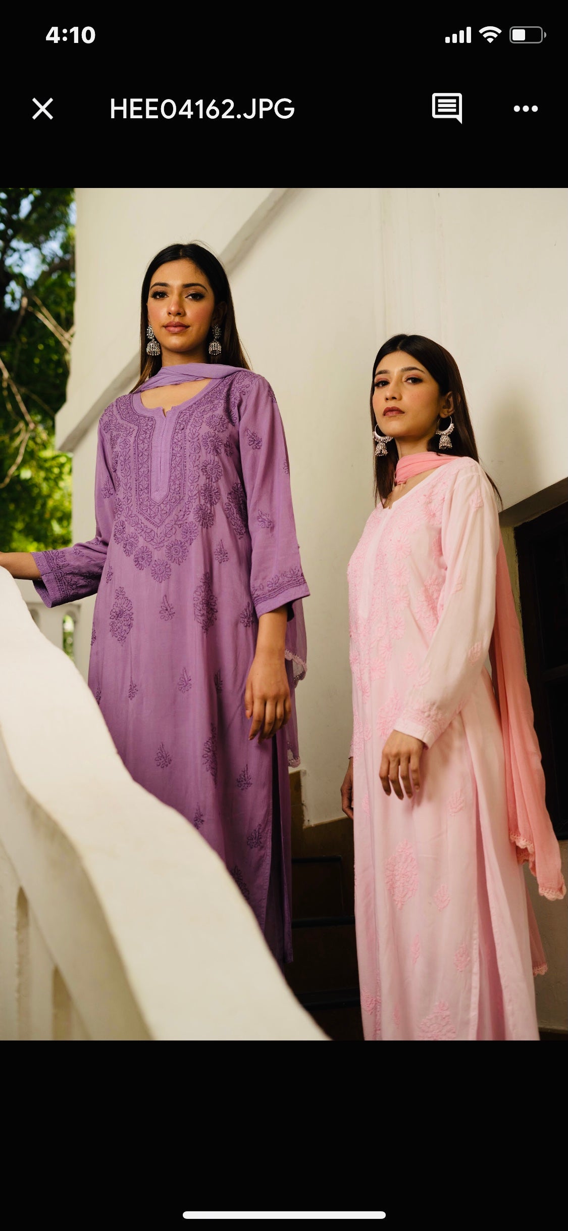 Embroidered Kurta With Palazzo From Mehak collection
