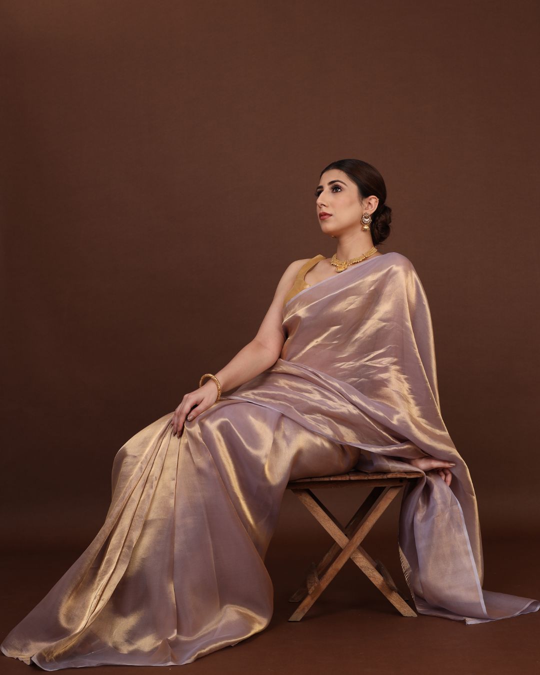 Blush Royale Banarasi Tissue Pure Silk Saree 