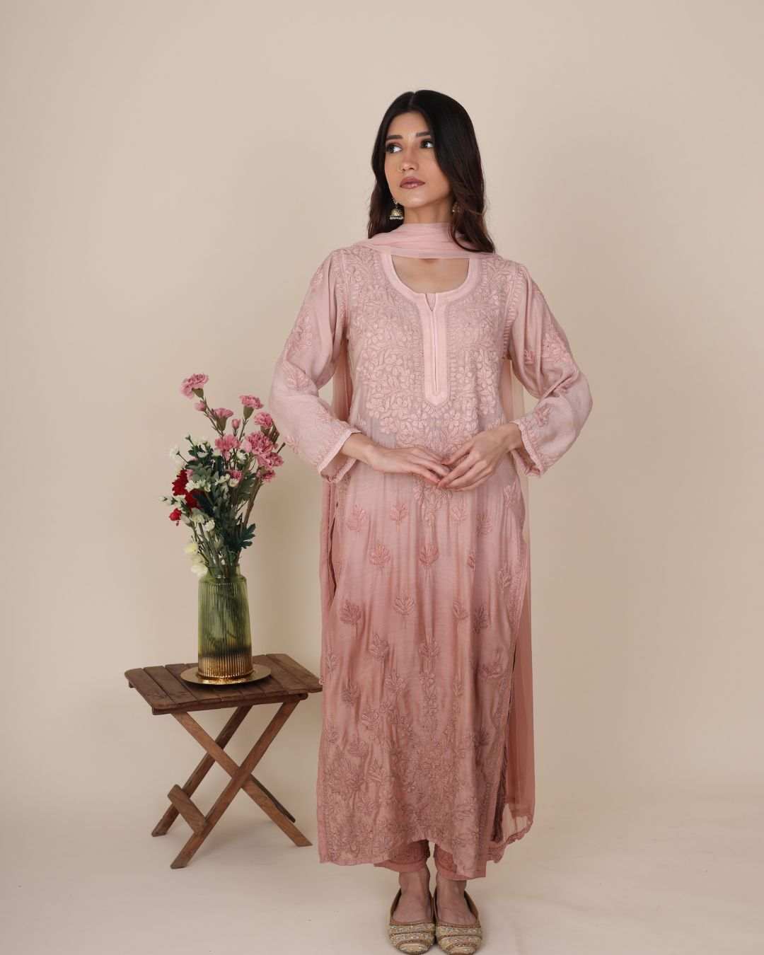 Gauhar Dusky Pink Set