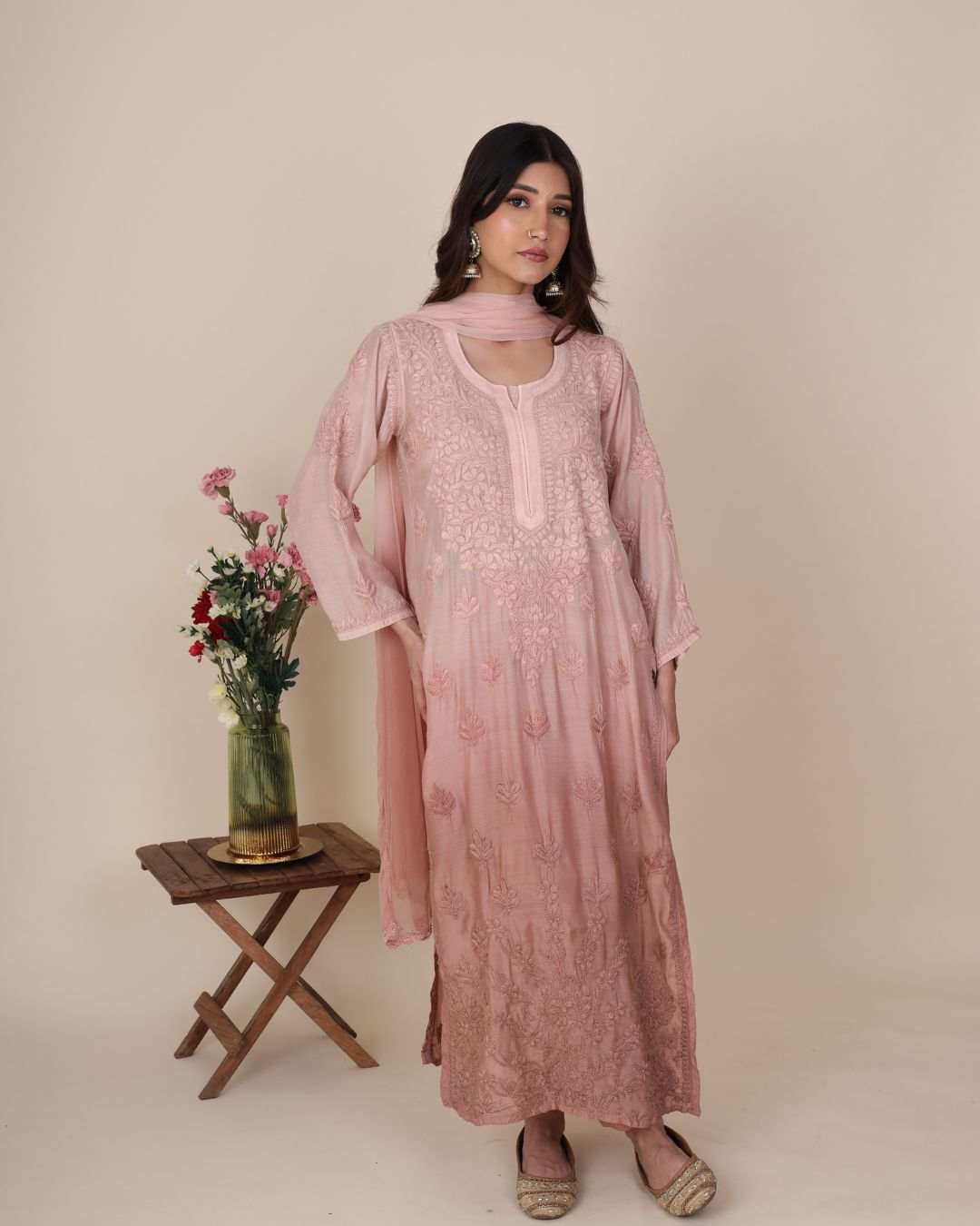 Gauhar Dusky Pink Set 