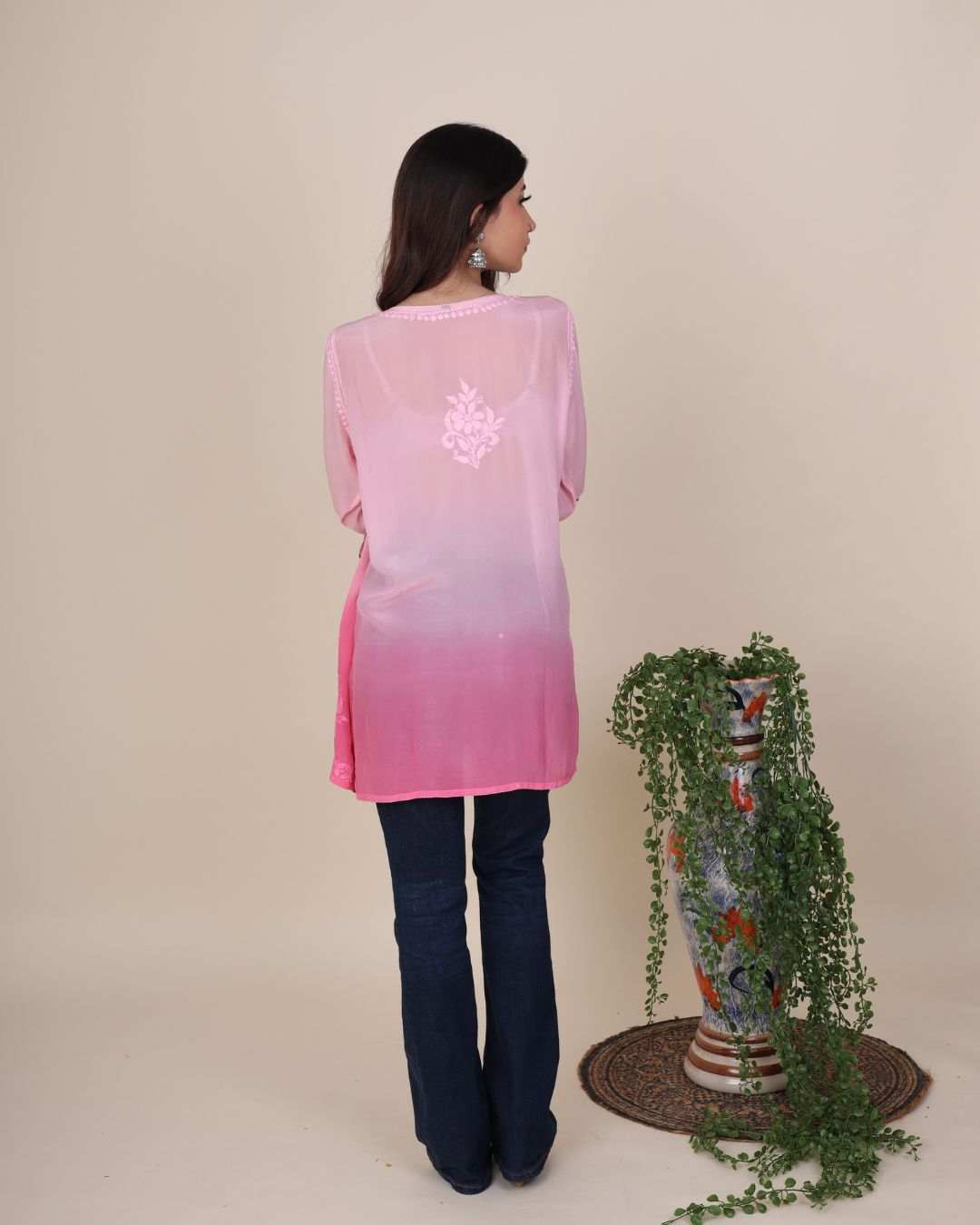 Crepe Women Short Kurti