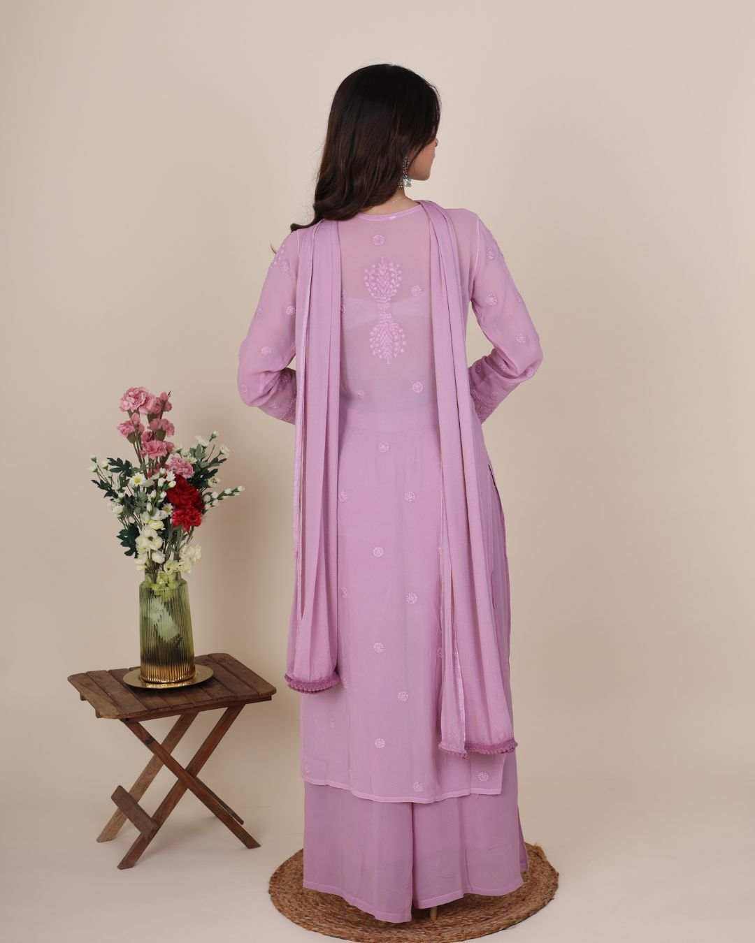 Aaliyah Chikankari Kurta Set