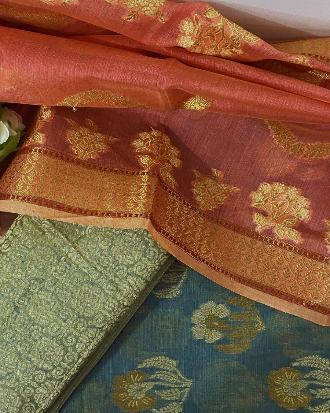 Handloom Banarasi Suit Dress Material For Women 