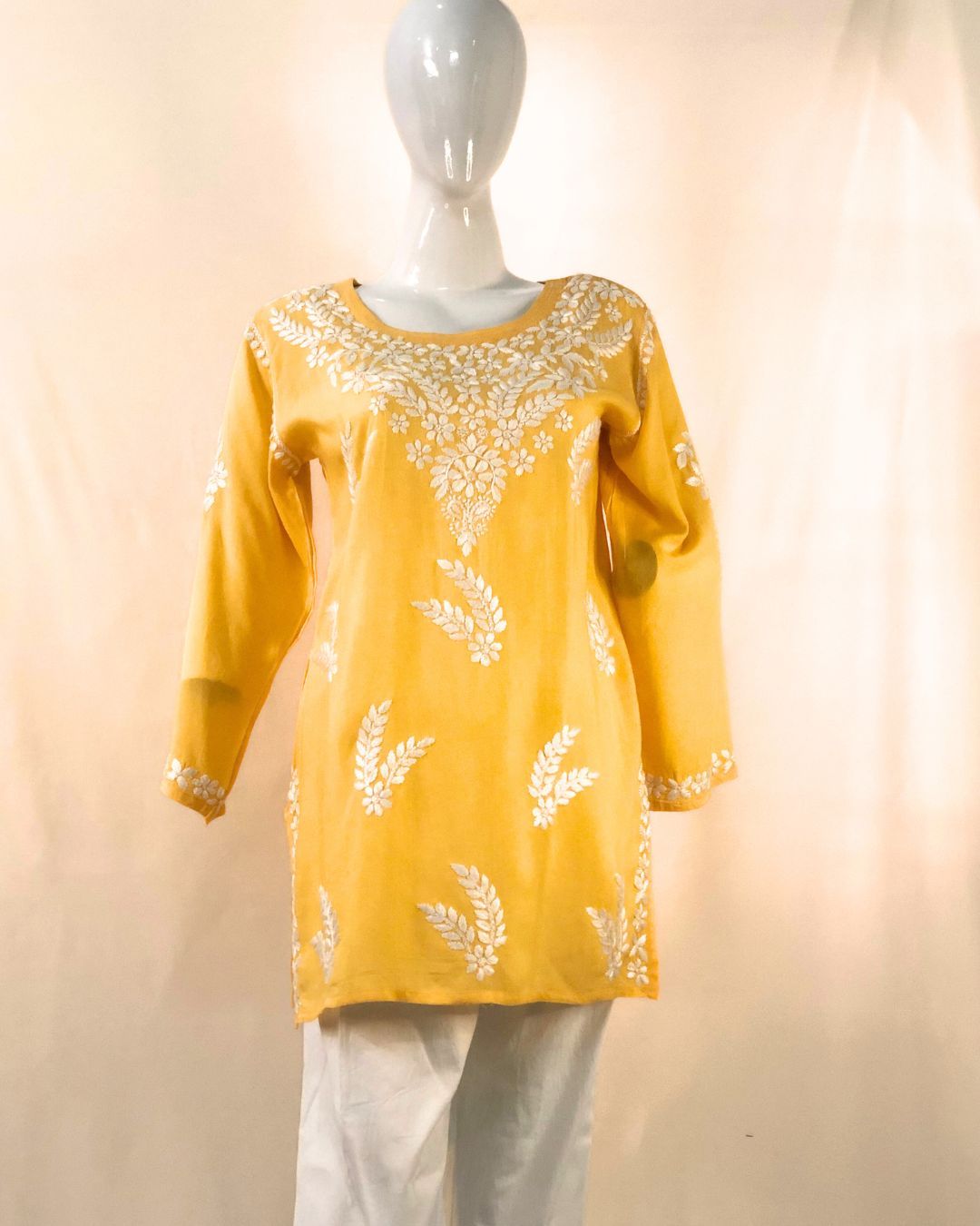 Short Chikankari Kurti 