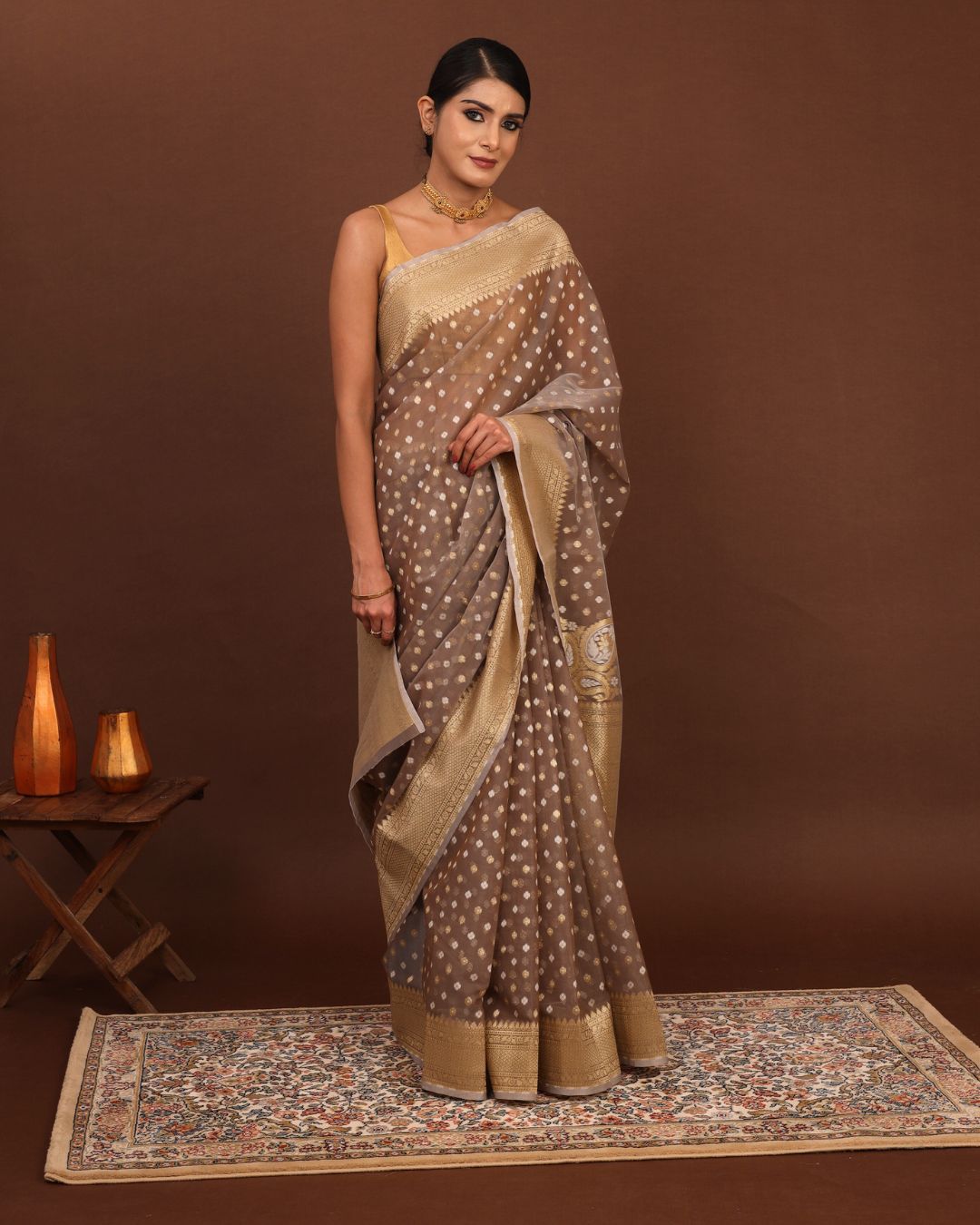 Jamdani Banarasi Saree 