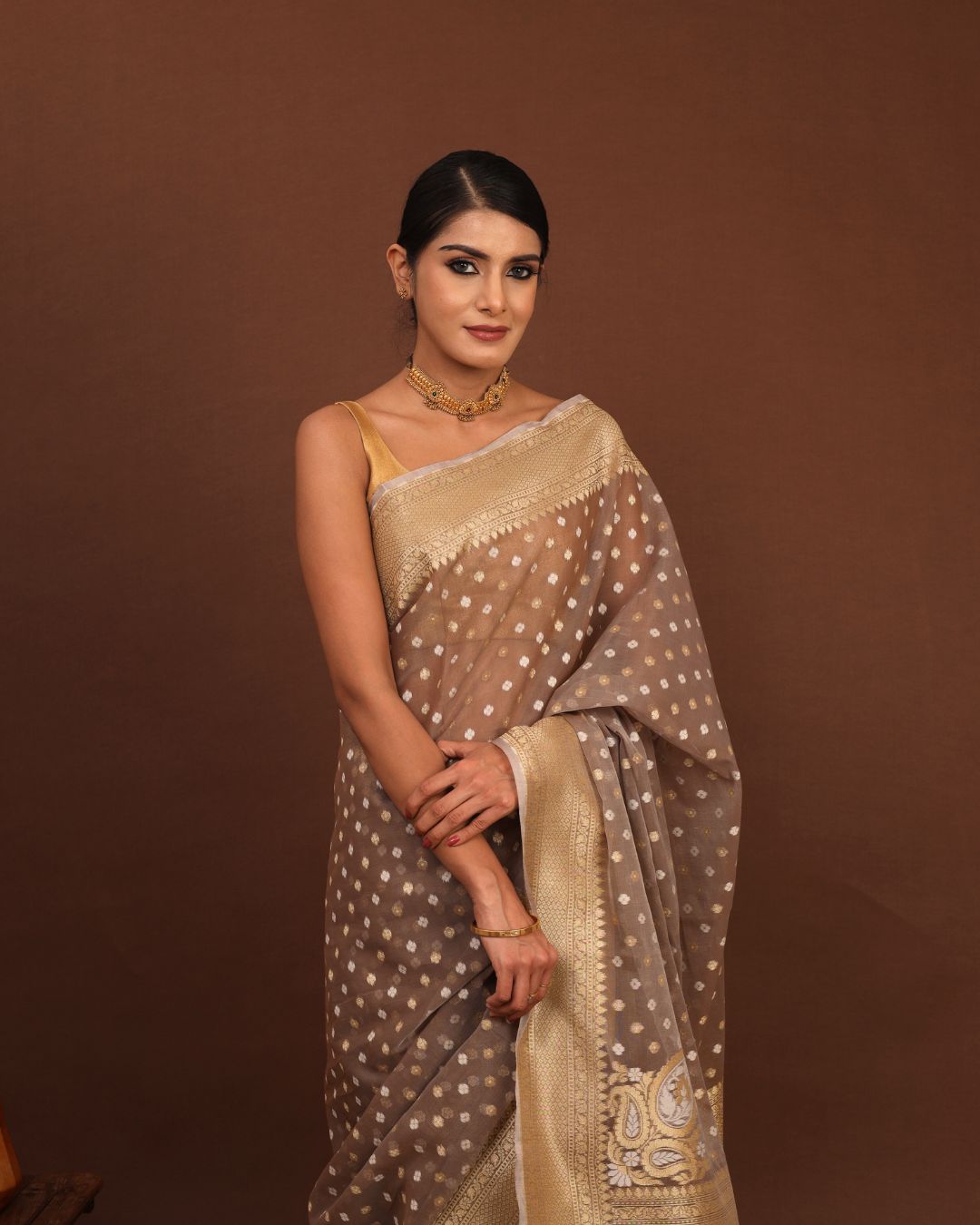 Jamdani Banarasi Saree 